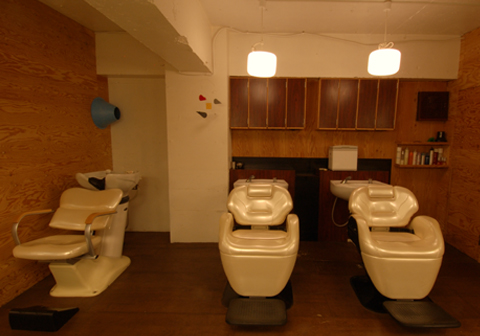 シャンプーコーナーです。